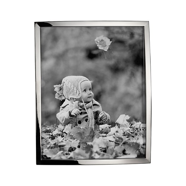 Eliza Silver 8x10 Picture Frame Crate and Barrel