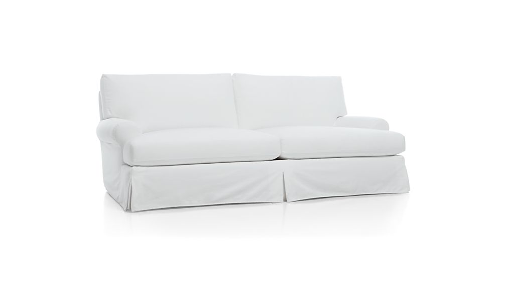 Slipcover Only for Ellyson Sofa California Optic White Crate and Barrel