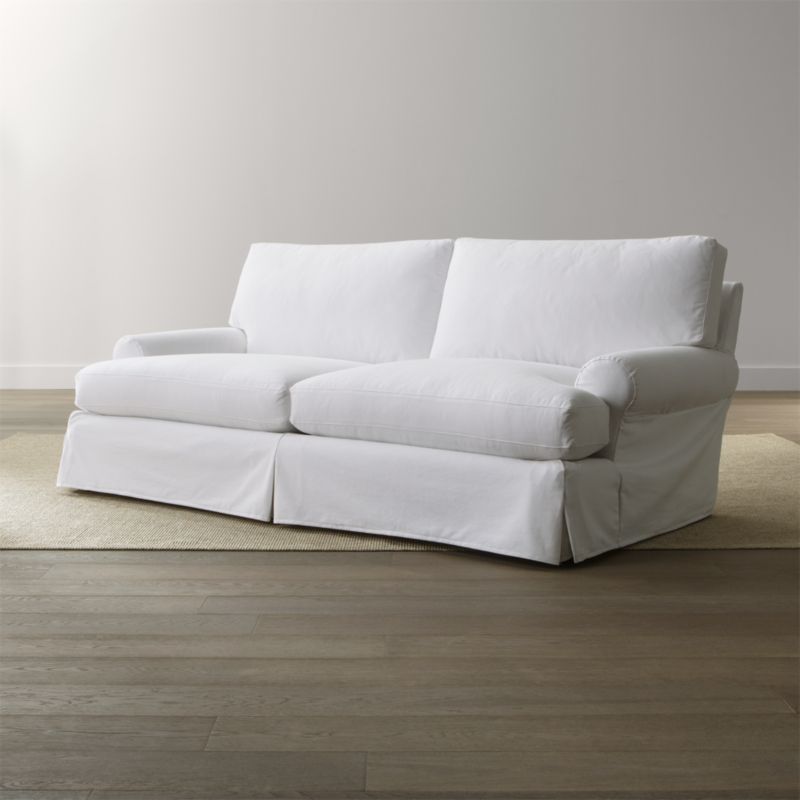 Slipcover Only for Ellyson Sofa California Optic White Crate and Barrel