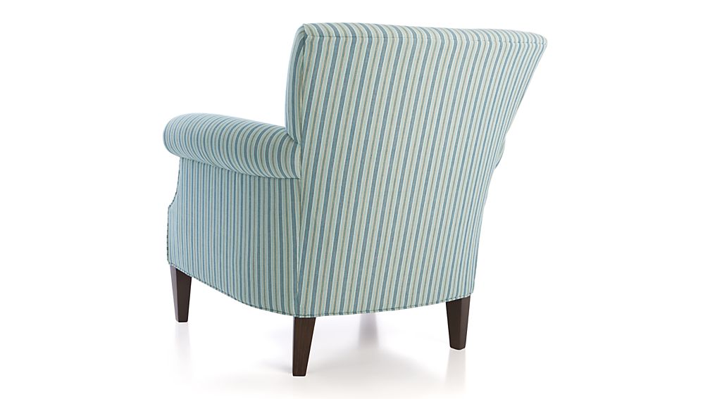 Elyse Chair Navy Crate and Barrel