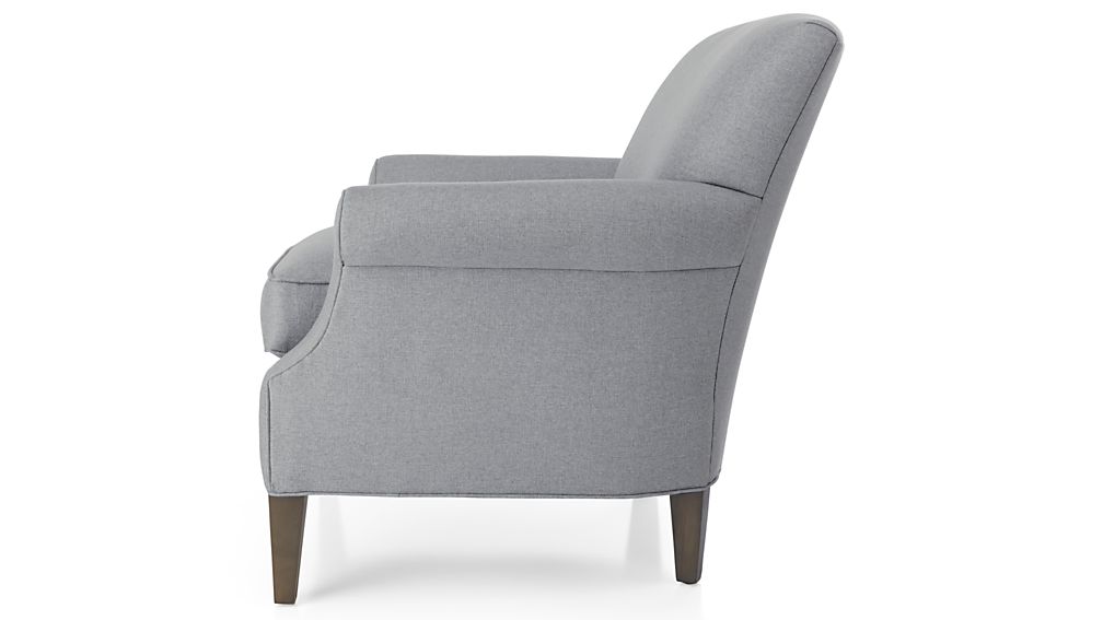 Elyse Light Blue Accent Chair Crate and Barrel