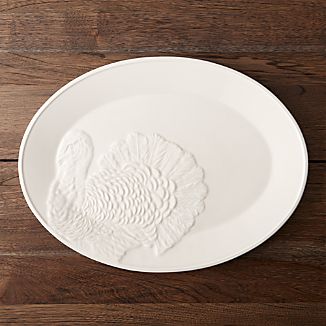 Embossed Turkey Platter