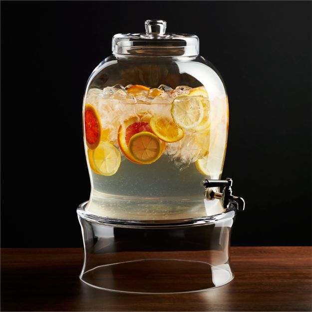 Entertaining Beverage Dispenser with Spigot + Reviews Crate and Barrel