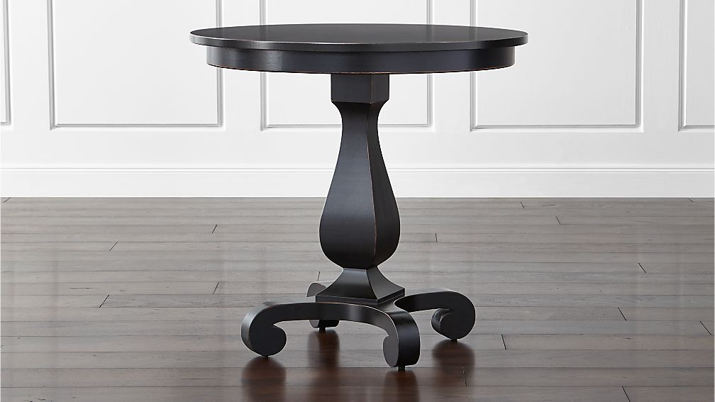 Esme Bruno Pedestal Table | Crate and Barrel