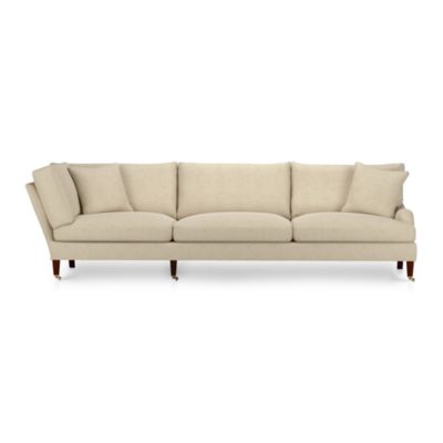Essex Right Arm Corner Sectional Sofa with Casters