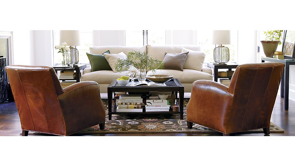 Essex Sofa with Casters Crate and Barrel