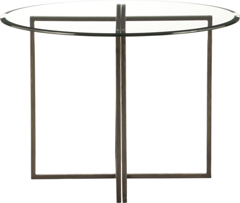 Everitt 42" Round Glass Top Dining Table