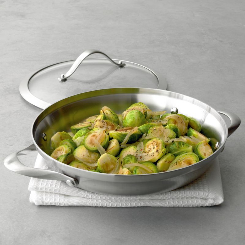 Calphalon (r) Contemporary Stainless Everyday Pan with Lid