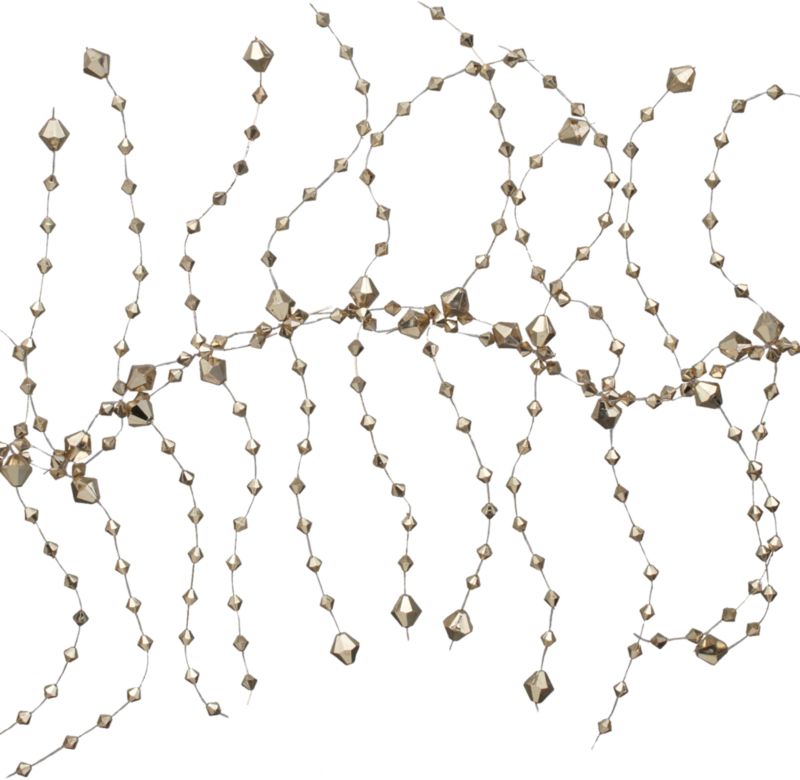 Gold Faceted Garland