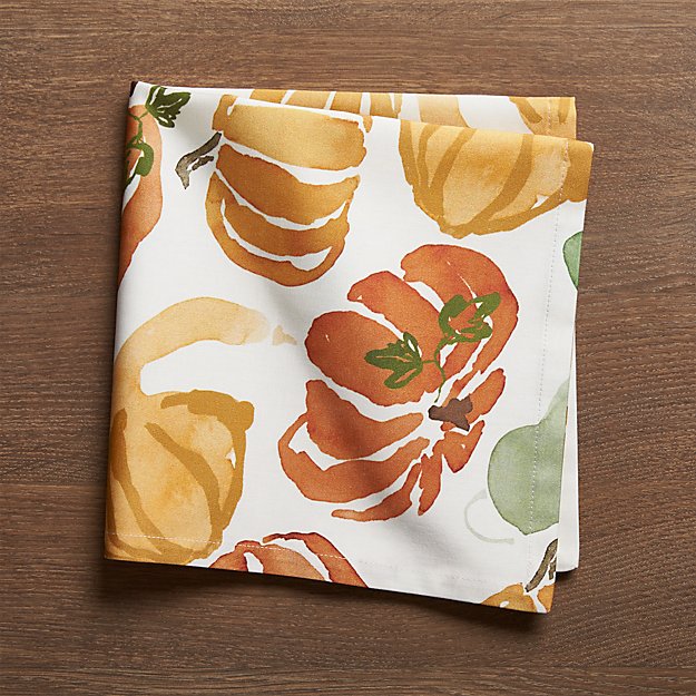 Fall Harvest Cloth Dinner Napkin Crate and Barrel