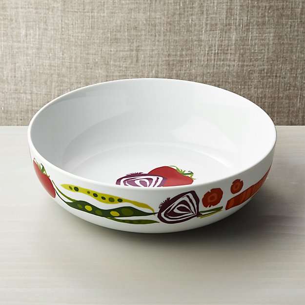 Farmer's Market Serving Bowl Crate and Barrel