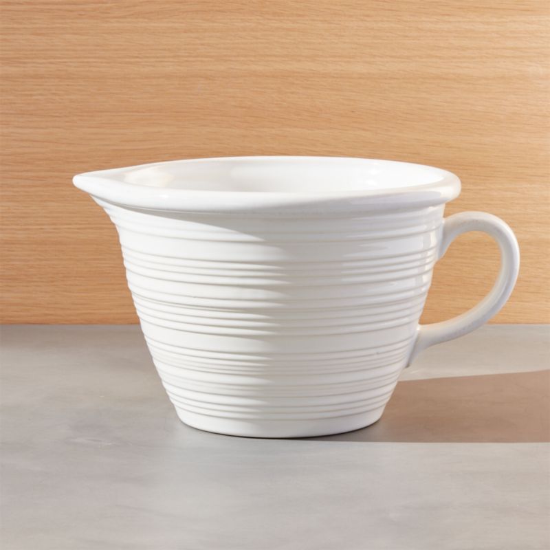 Farmhouse White Batter Bowl Crate and Barrel