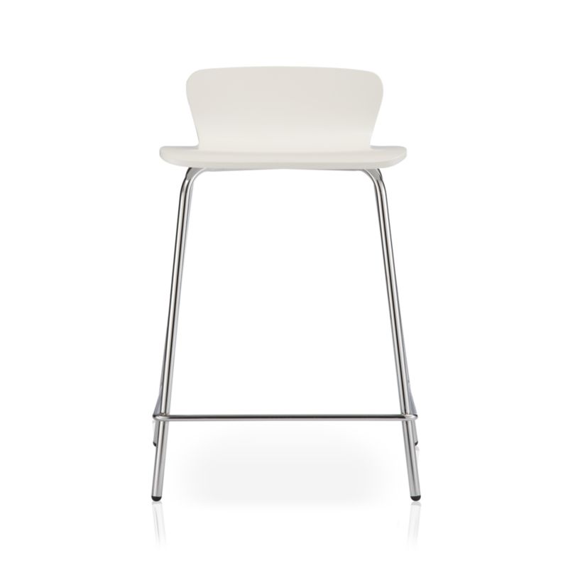 Felix 24" White Counter Stool