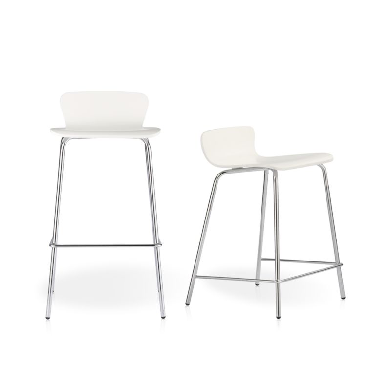 Felix White Barstools