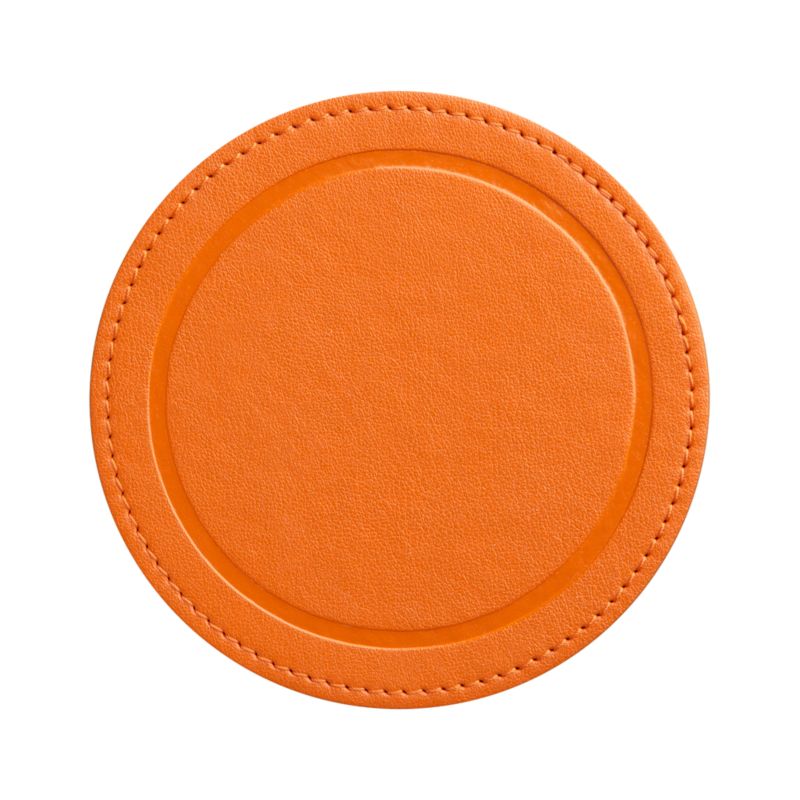 Feliz Orange Coaster