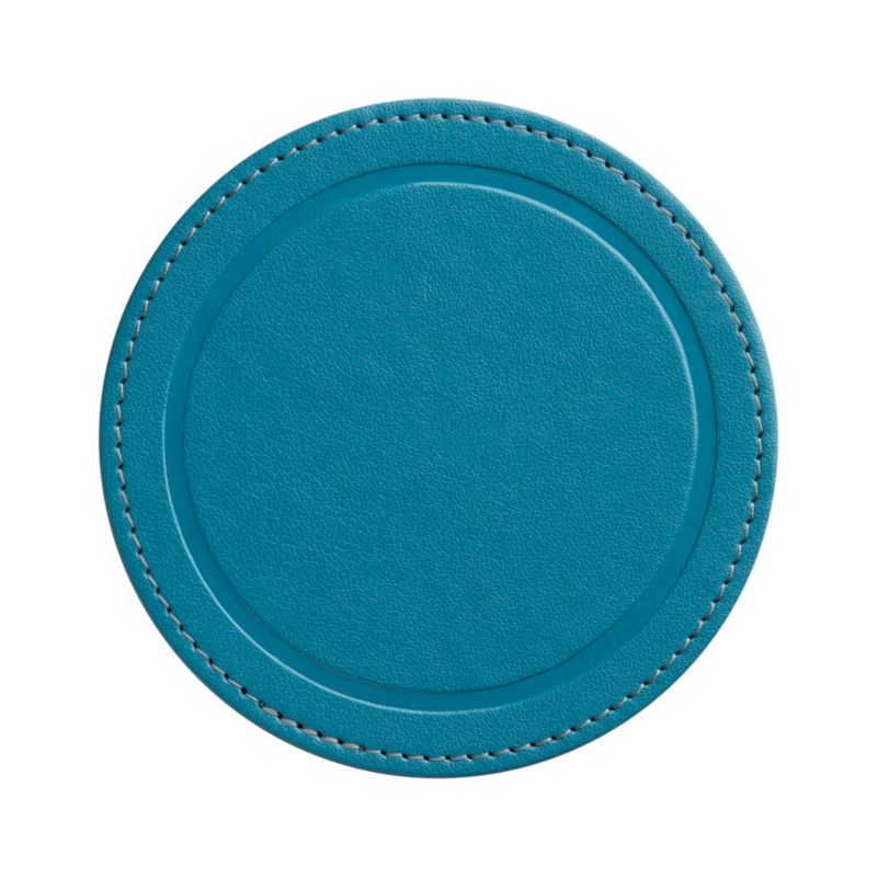 Feliz Teal Coaster