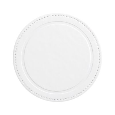 Feliz White Coaster