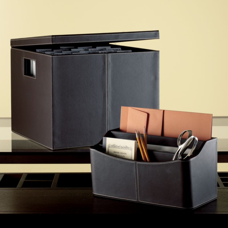 Curved Desk Organizer/ File Box