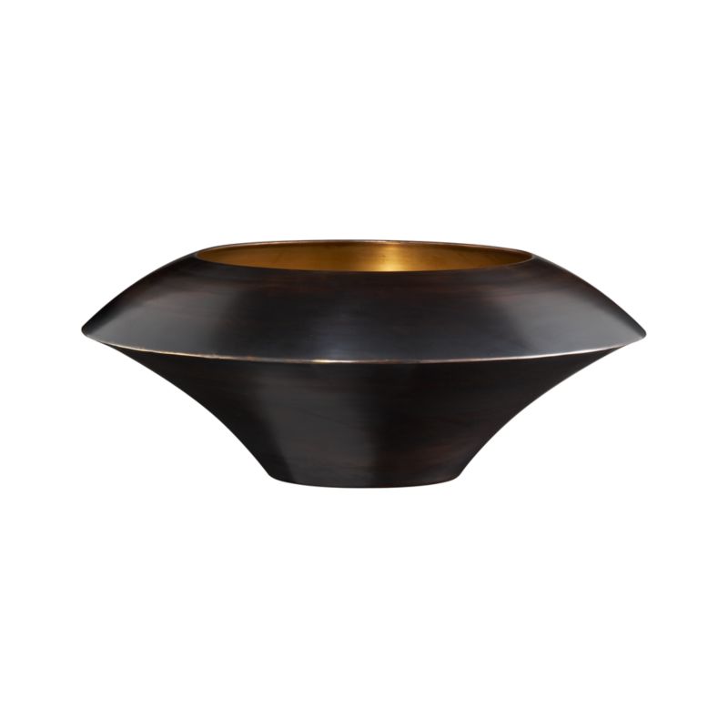 Crate and Barrel - Finesse Low Bowl shopping in Crate and Barrel Decorative Accessories from crateandbarrel.com