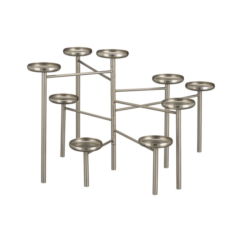 Pewter Fireplace Candelabra