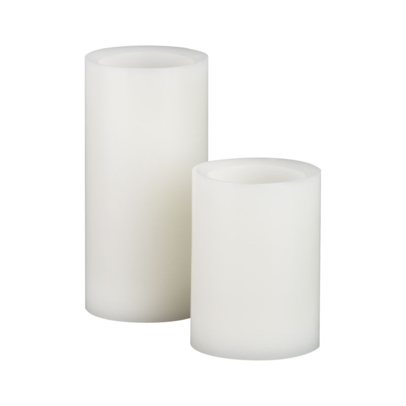 Flameless Pillars with Timer