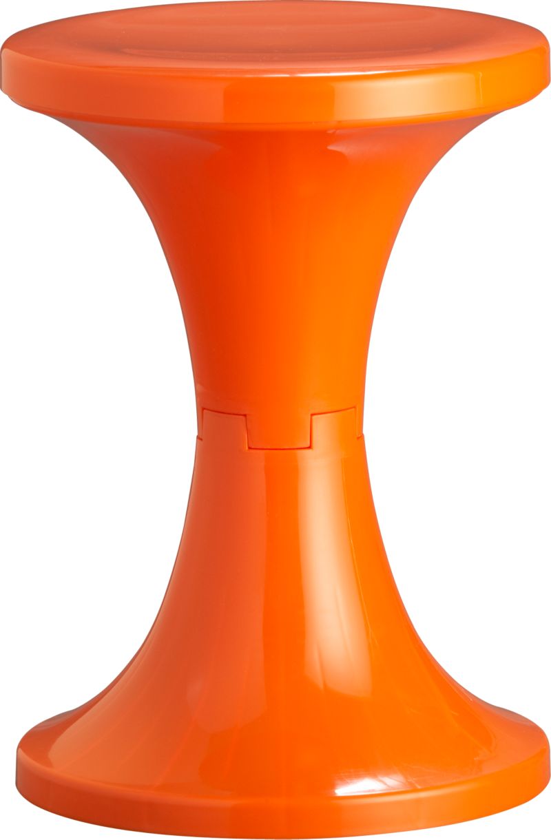 Flamingo Orange Stool