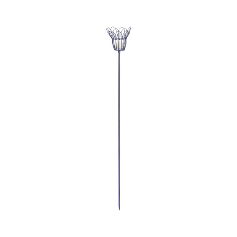 Blue Flower Garden Stake