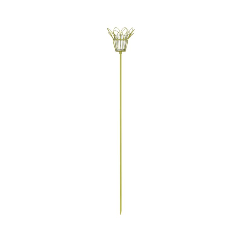 Green Flower Garden Stake