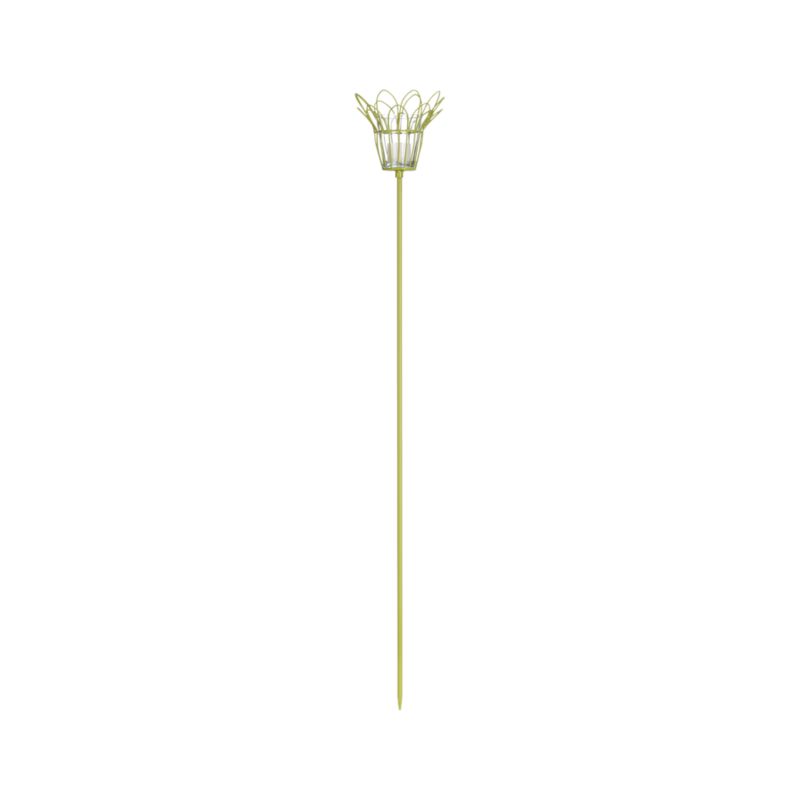 Green Flower Garden Stake