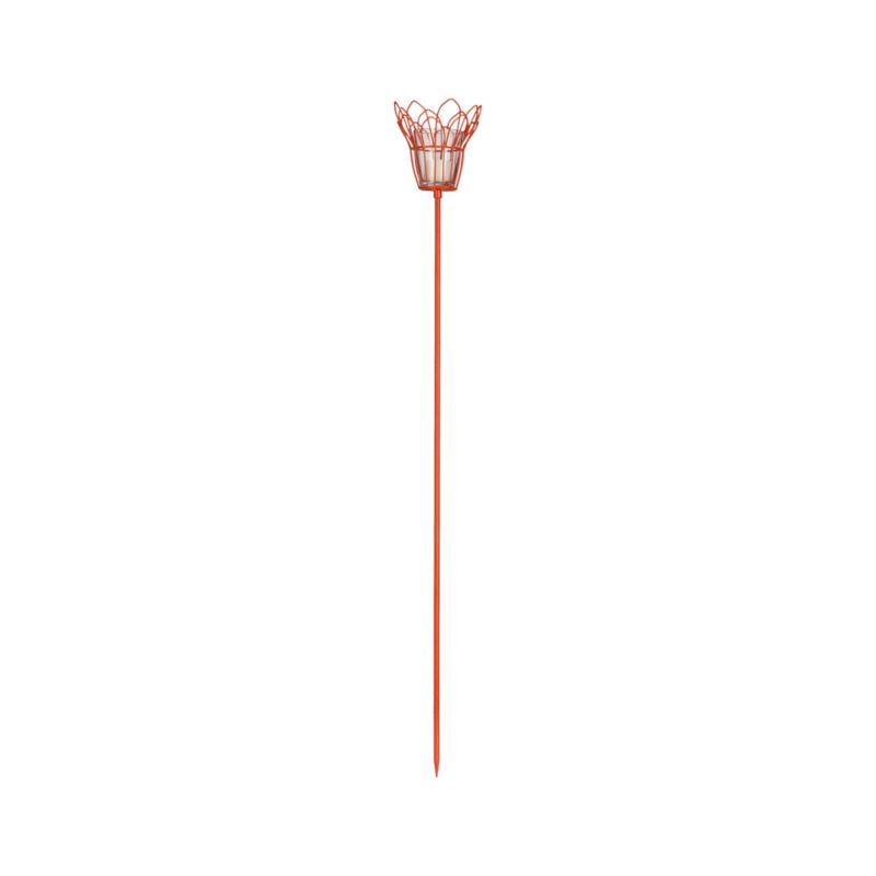 Orange Flower Garden Stake
