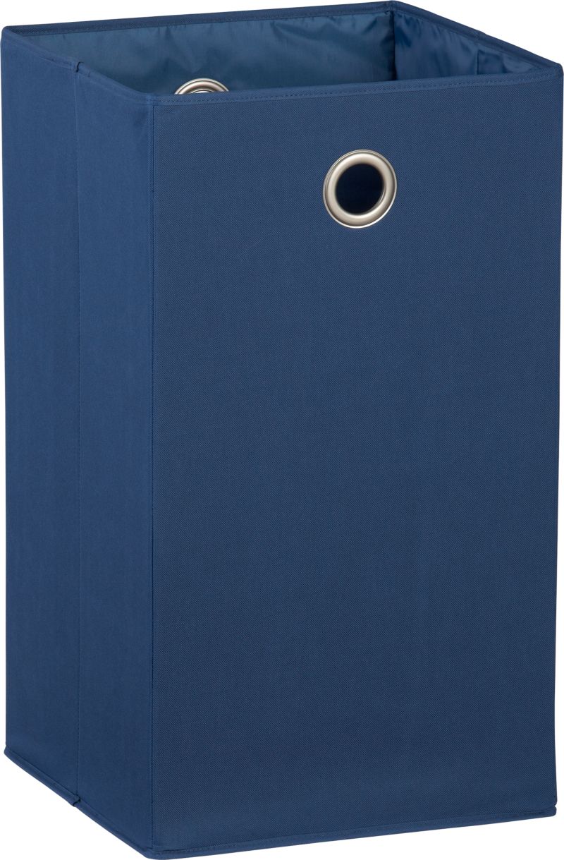 Blue Folding Hamper with Grommet