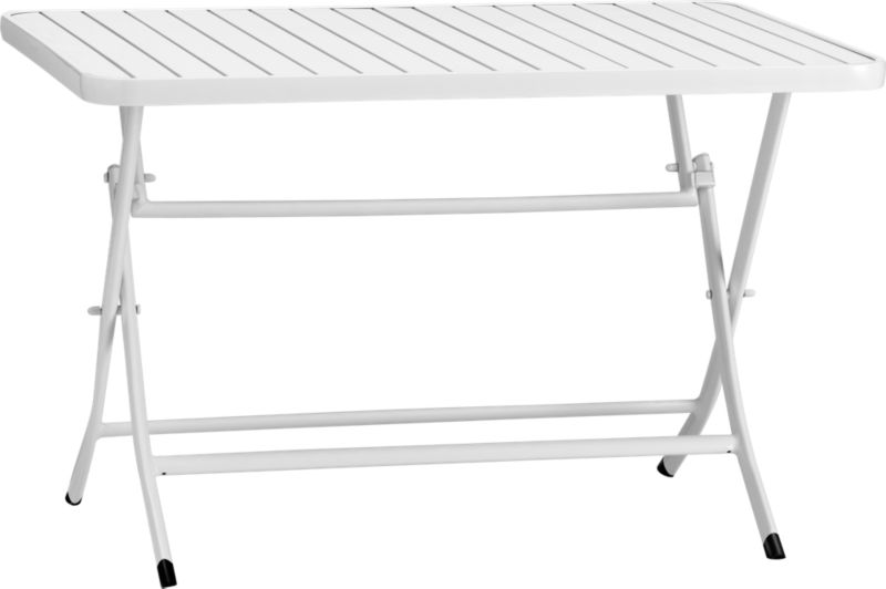 Foldaway White Dining Table