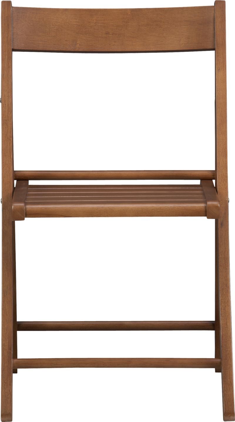 Folding Walnut Chair