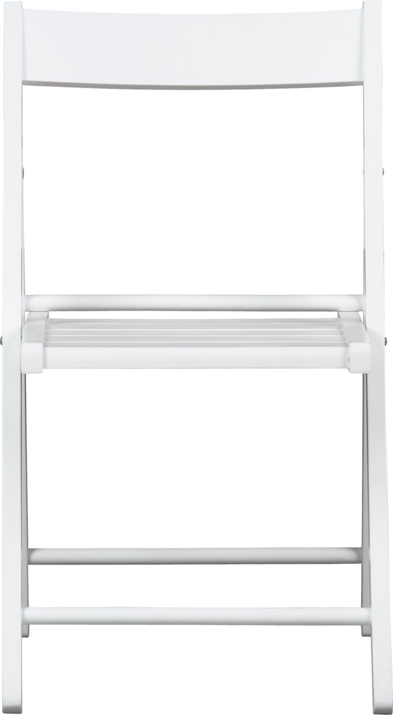 Folding White Chair