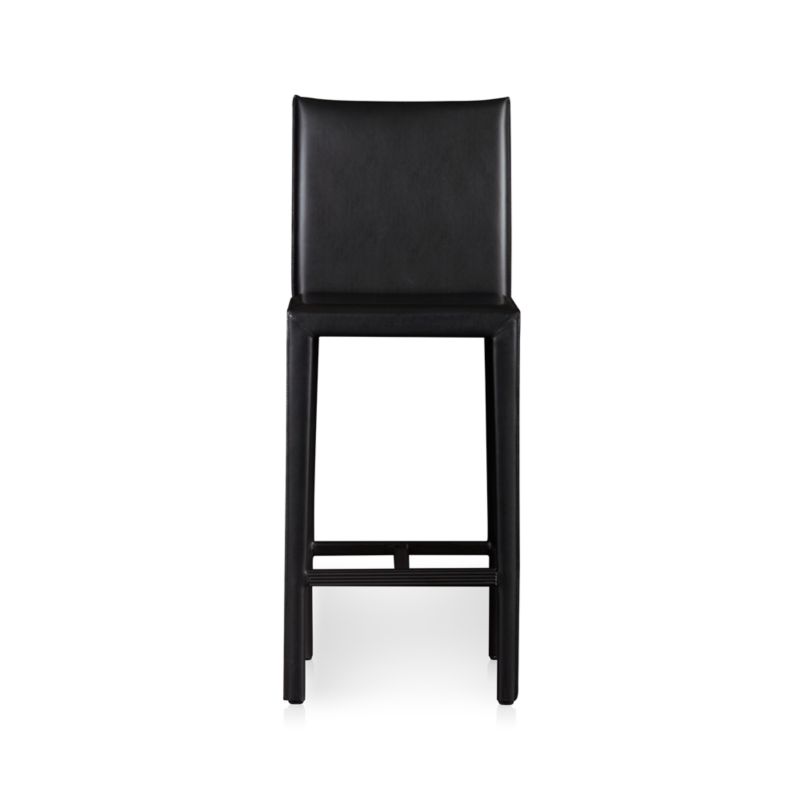 Folio Ebony Leather 30" Barstool