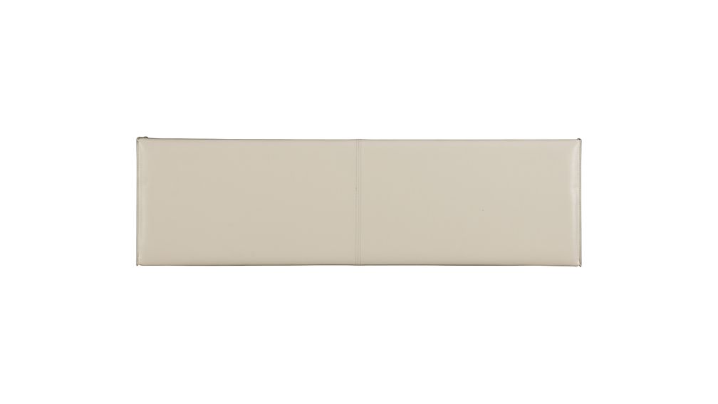 Folio Oyster Bonded Leather Dining Chair Crate and Barrel