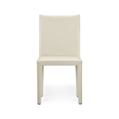 Folio Oyster Leather Side Chair