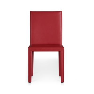 Folio Cherry Leather Side Chair