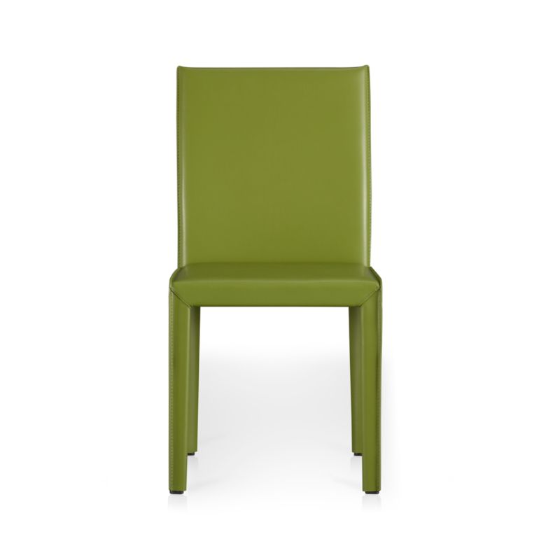 Folio Kiwi Leather Side Chair