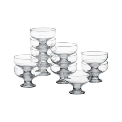 Set of 12 Footed 4.25