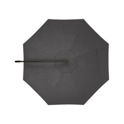 10 Round Sunbrella® Charcoal Free-Arm Umbrella Cover