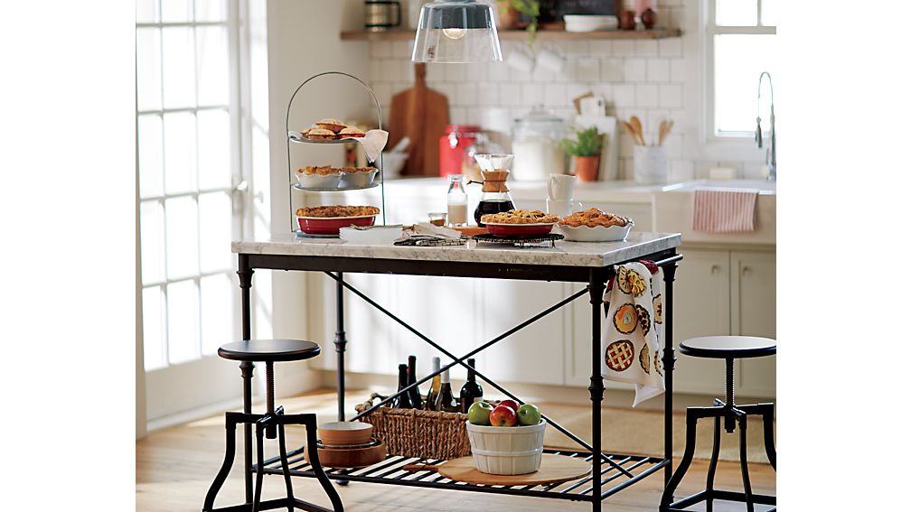 French Kitchen Island Crate and Barrel