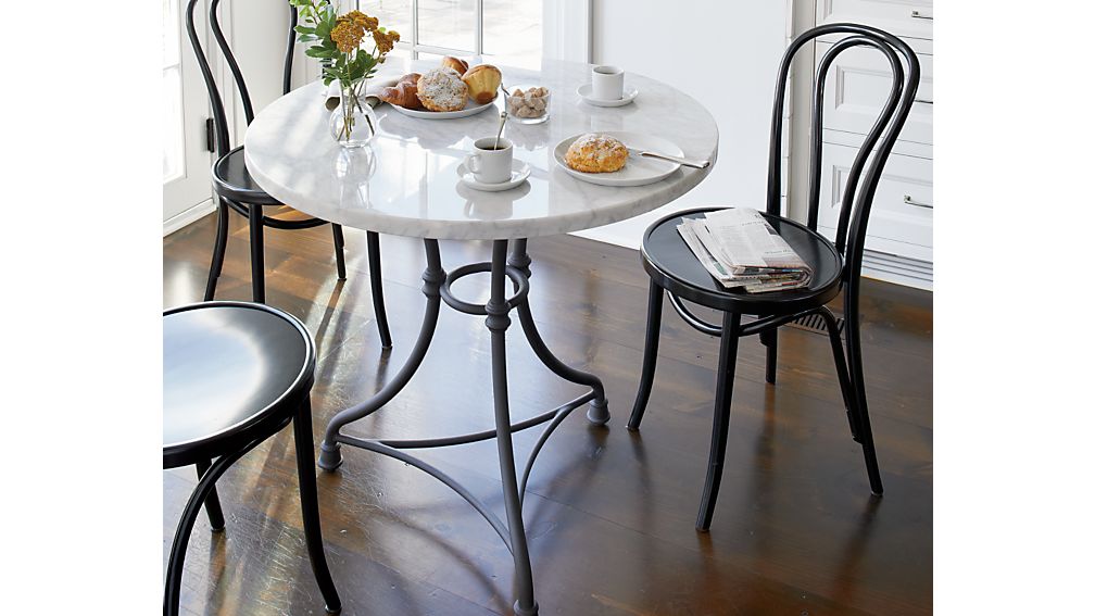 french kitchen round bistro table