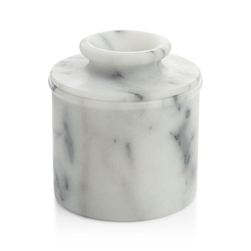 French Kitchen Marble Butter Keeper Crate and Barrel