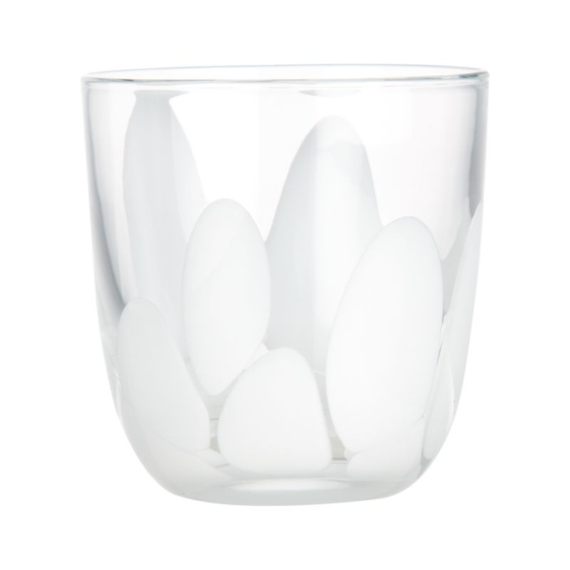 Frida White Double Old-Fashioned Glass
