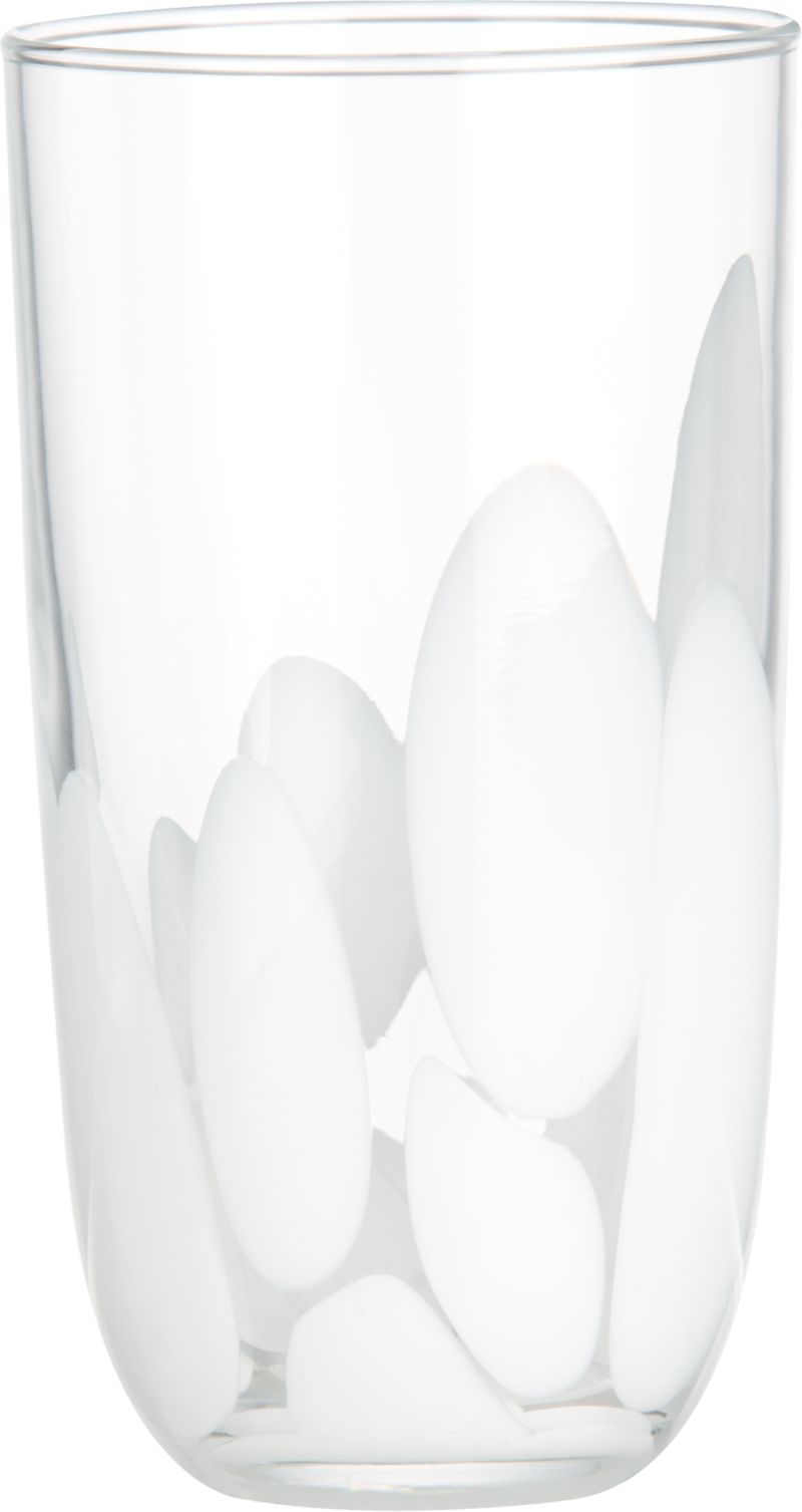 Frida White Highball Glass