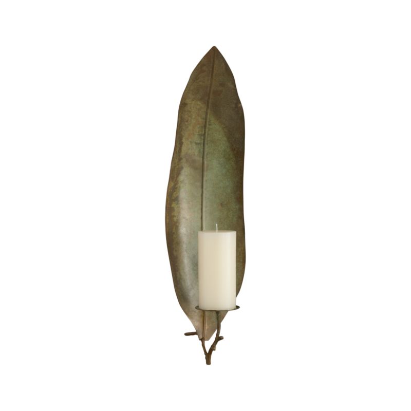 Frond Candle Sconce