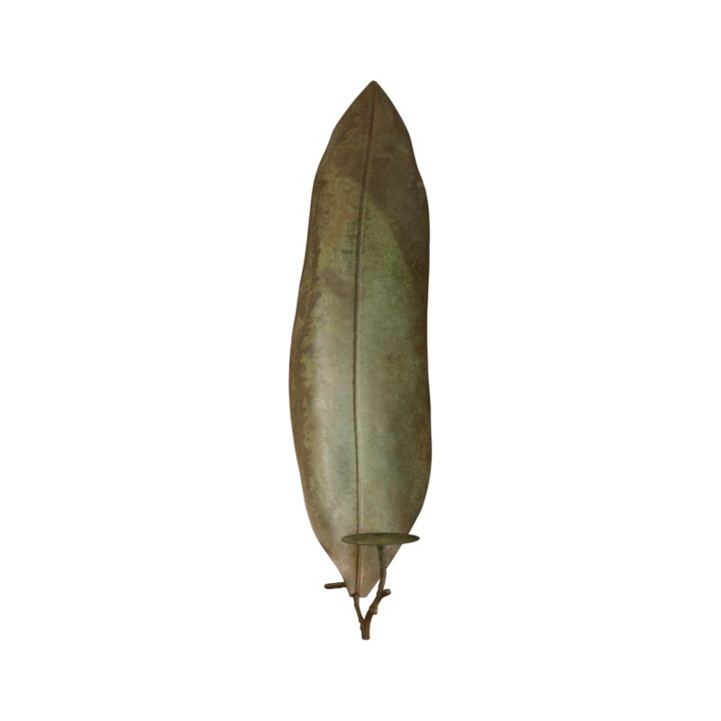 Frond Candle Sconce