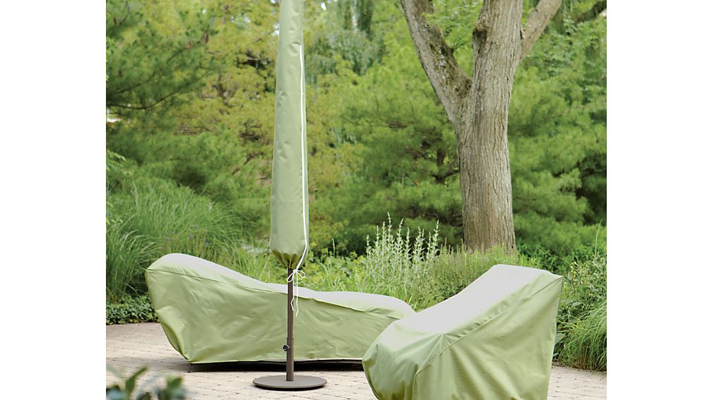 Large Umbrella Outdoor Furniture Cover Crate and Barrel