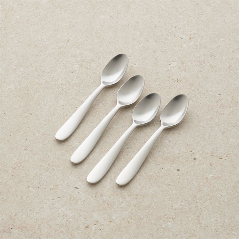 Set of 4 Fusion Espresso Spoons Crate and Barrel